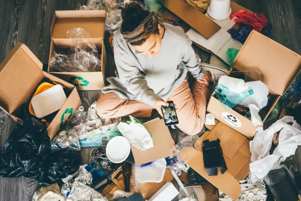 woman-sorting-different-waste