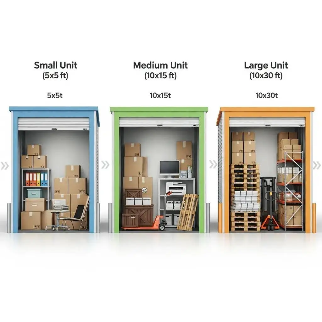 What Are the Common Commercial Storage Unit Sizes in the UK
