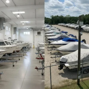 Comparison of indoor and outdoor boat storage solutions